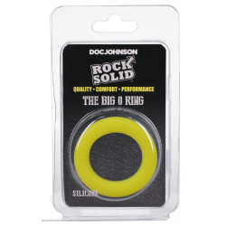 RockSolid by Doc Johnson Cockring The Big O 32 mm Noir-Jaune